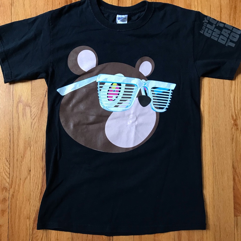 2007 Kanye West X Murakami Glow in the Dark Tour Concert T-Shirt Small